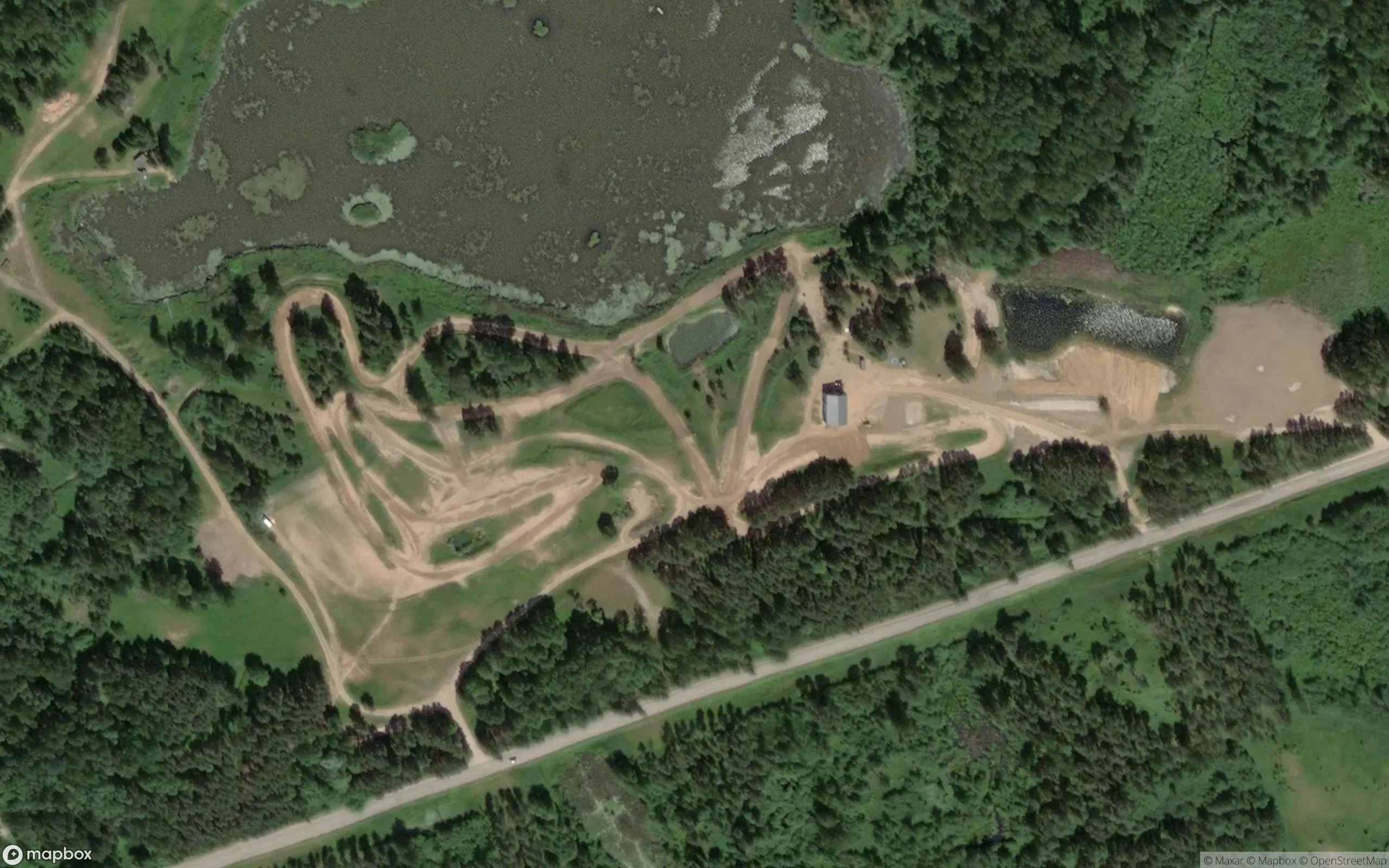 Ceļa Ēzeļi, Moto trase