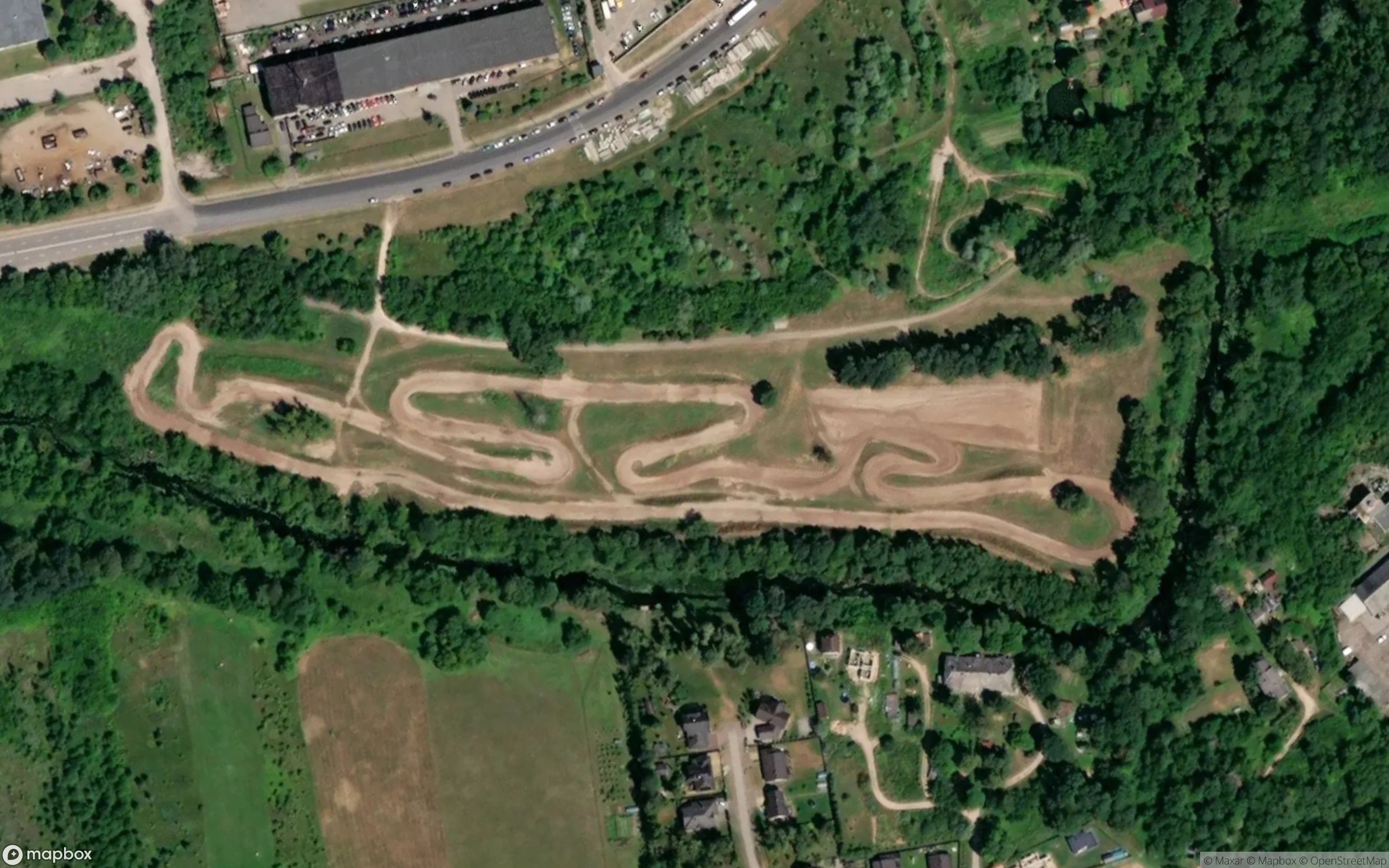 Motokroso trasa Motocross Strecke