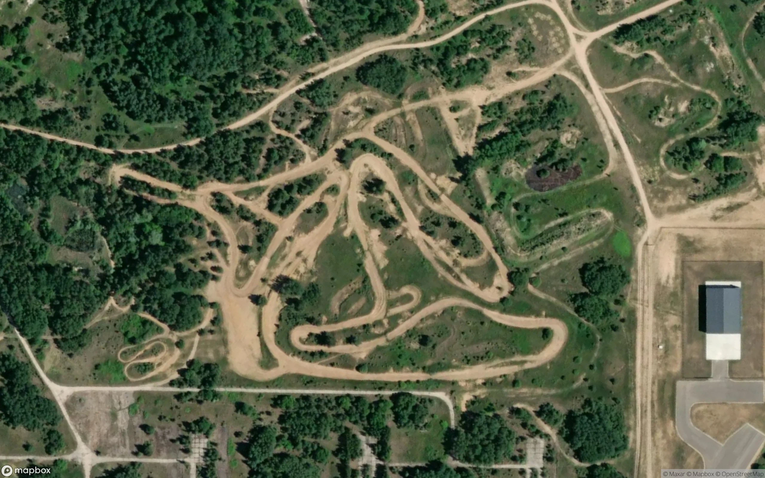 Enduro trasa WBR Racing Team Motocross Strecke