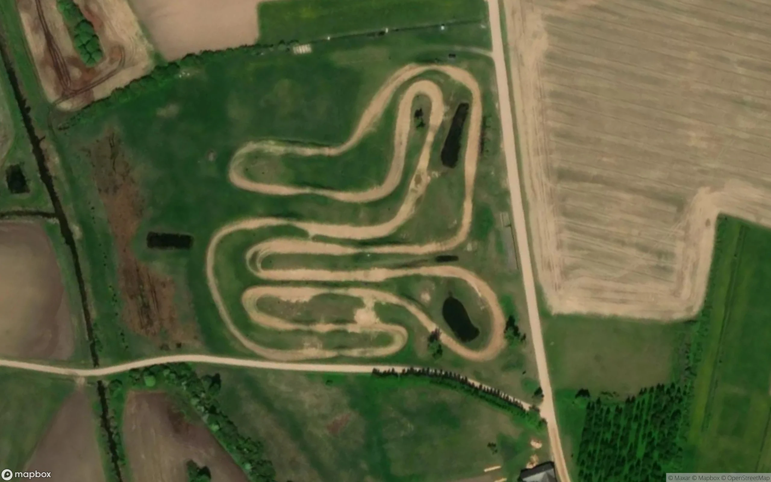 Linte motokrossirada Motocross Strecke