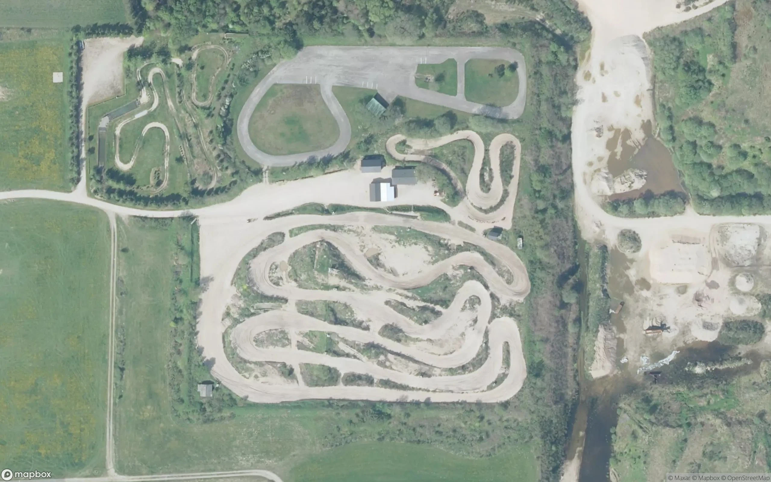 Rom Cross Bane Motocross Strecke