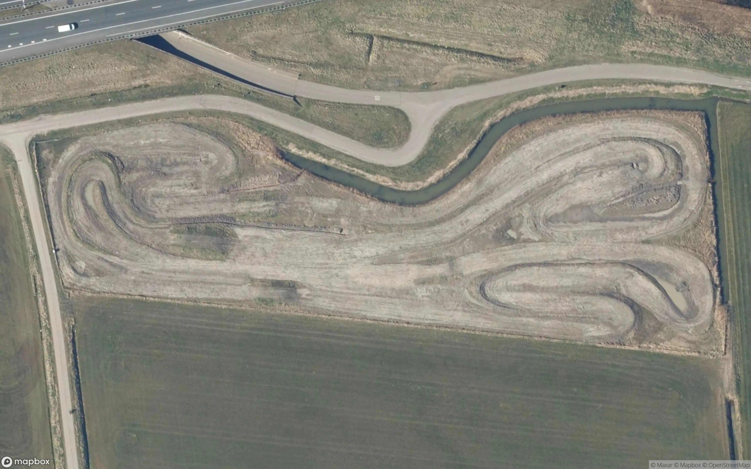 Motor crossbaan Circuit motocross