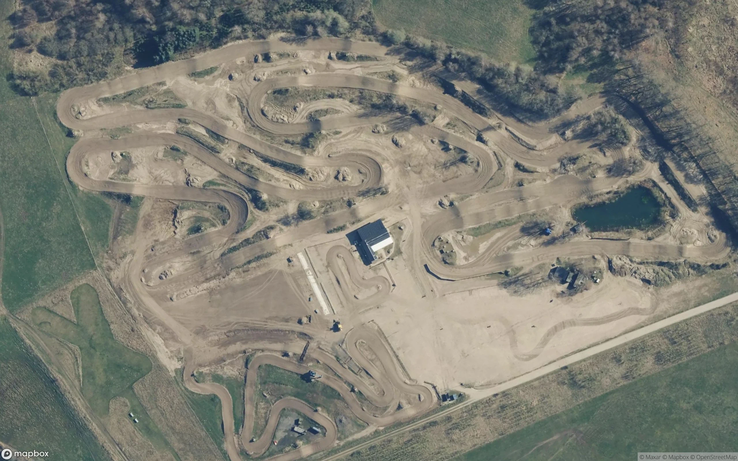 Bökeslund Infart till crossbana Motocross Track
