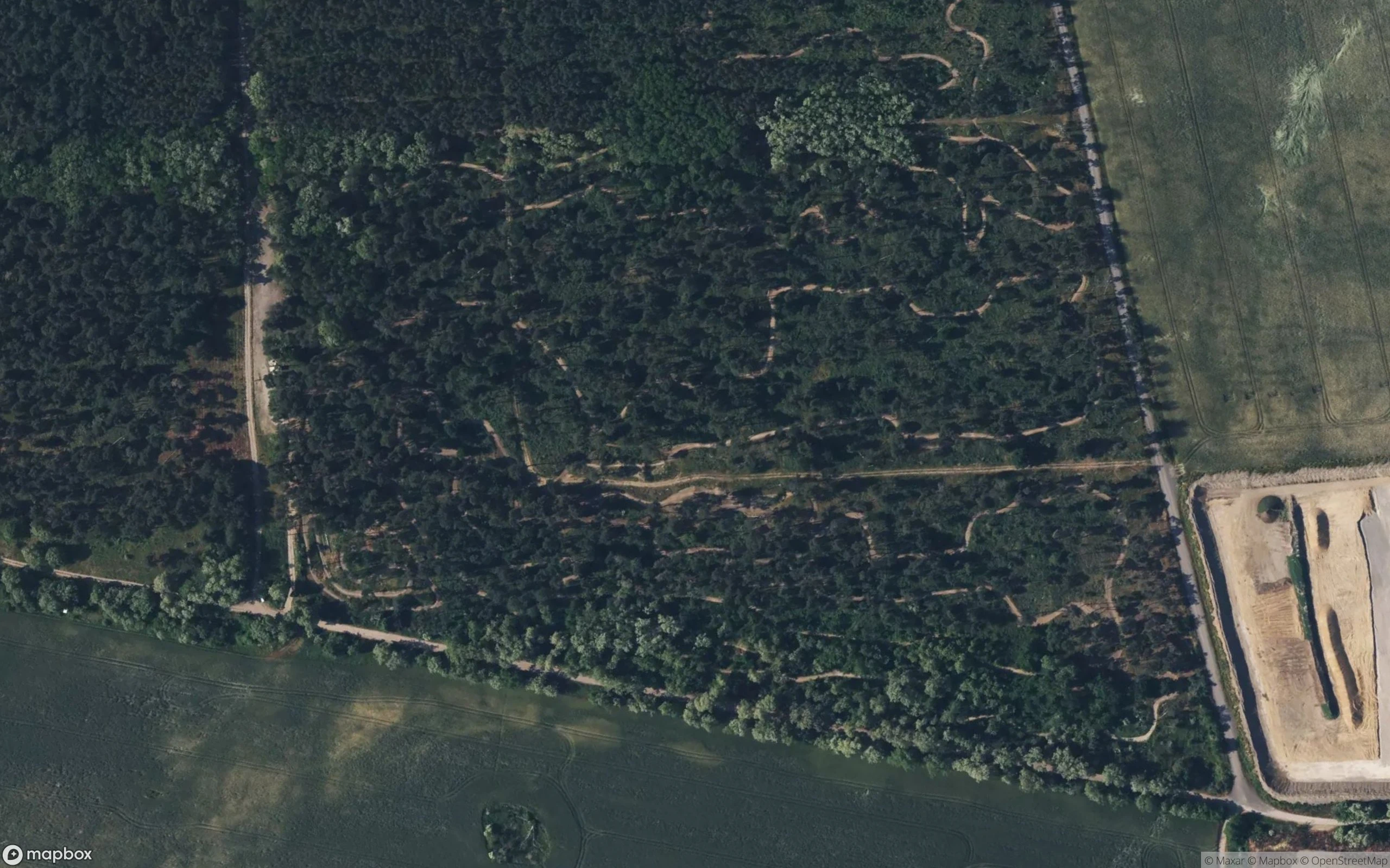 Vereinsgelände des MSC Burg e.V. im ADAC Pista motocross