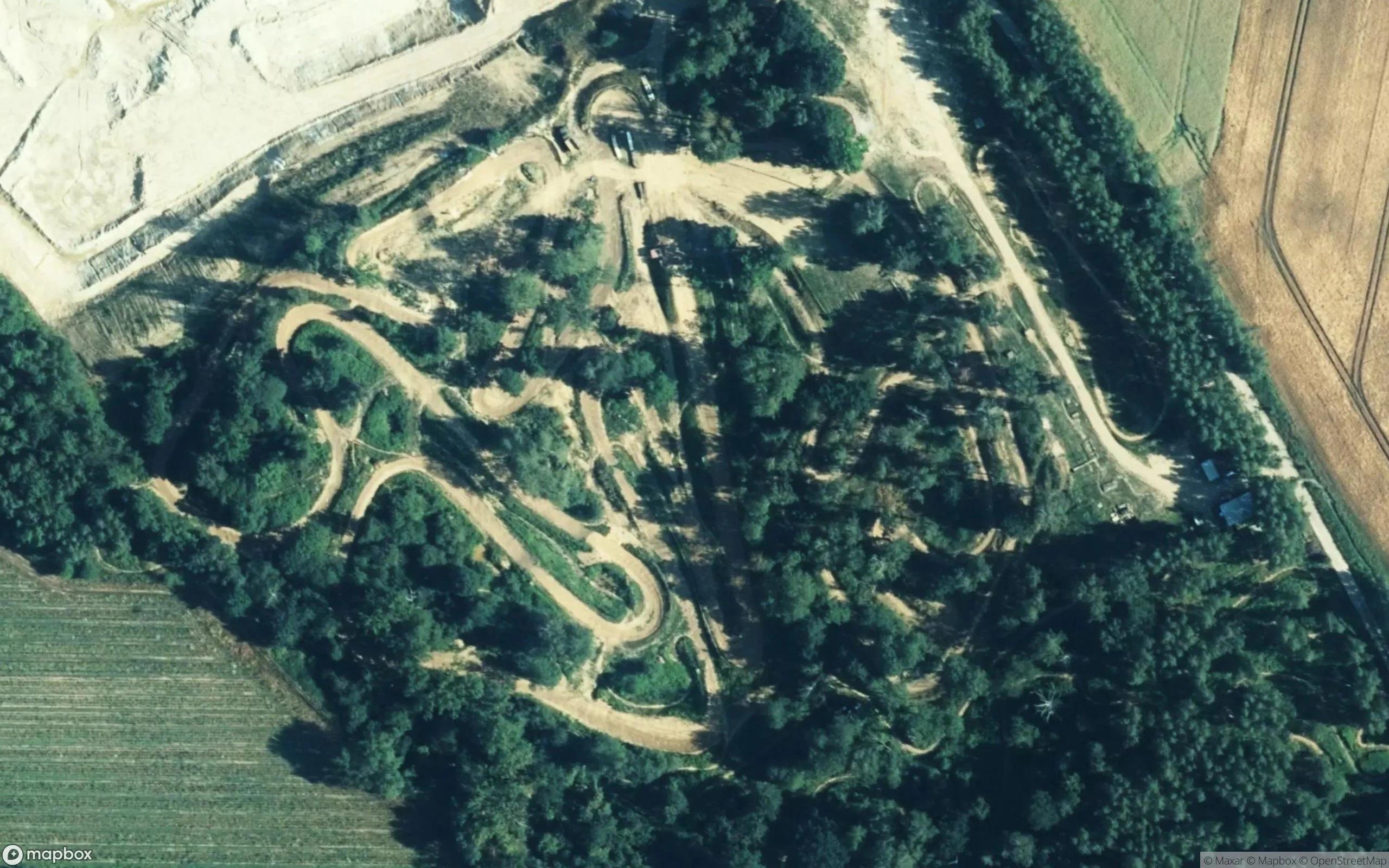 Motocross Strecke "Glück auf - Südfeld“ Motokrosová trať