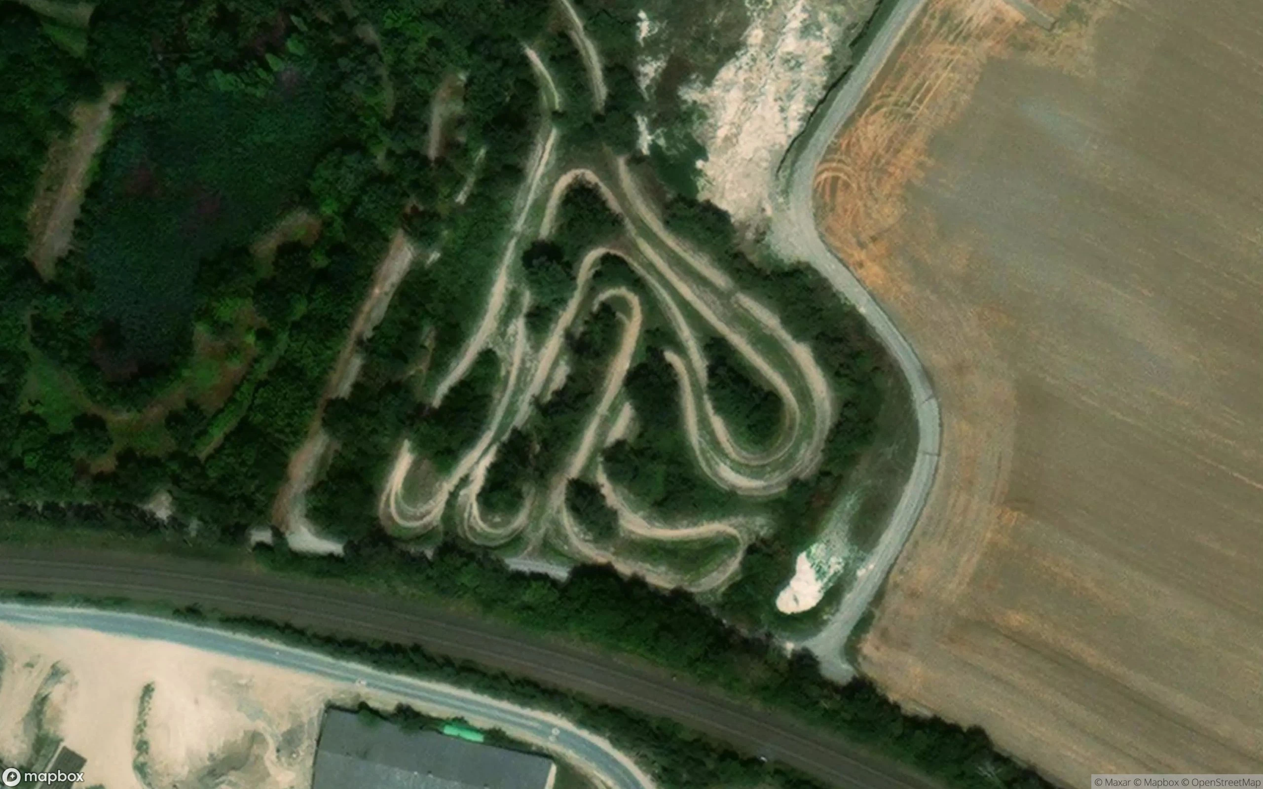 Motocross-Strecke Plaidt Motokrosová trať