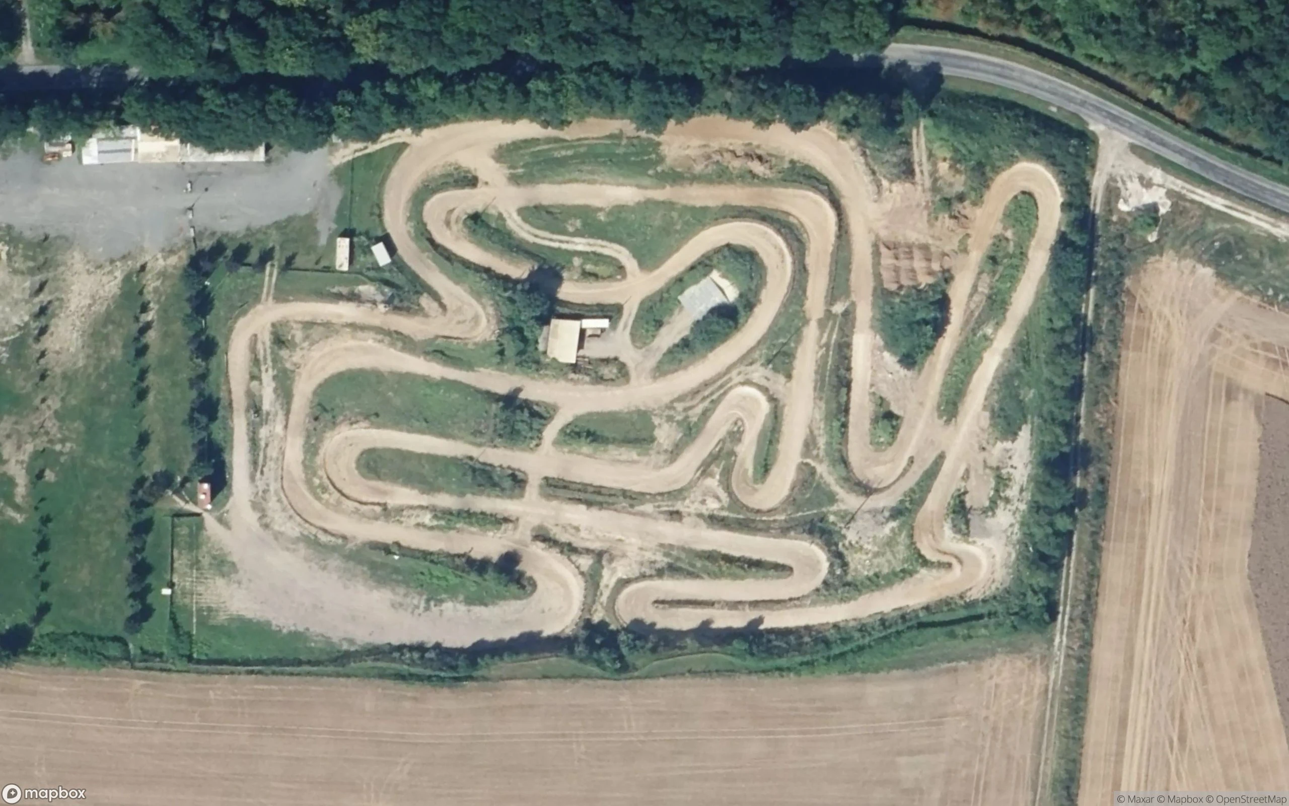Terrain de motocross LES WHOOPS FLIXECOURTOIS Tor motocrossowy